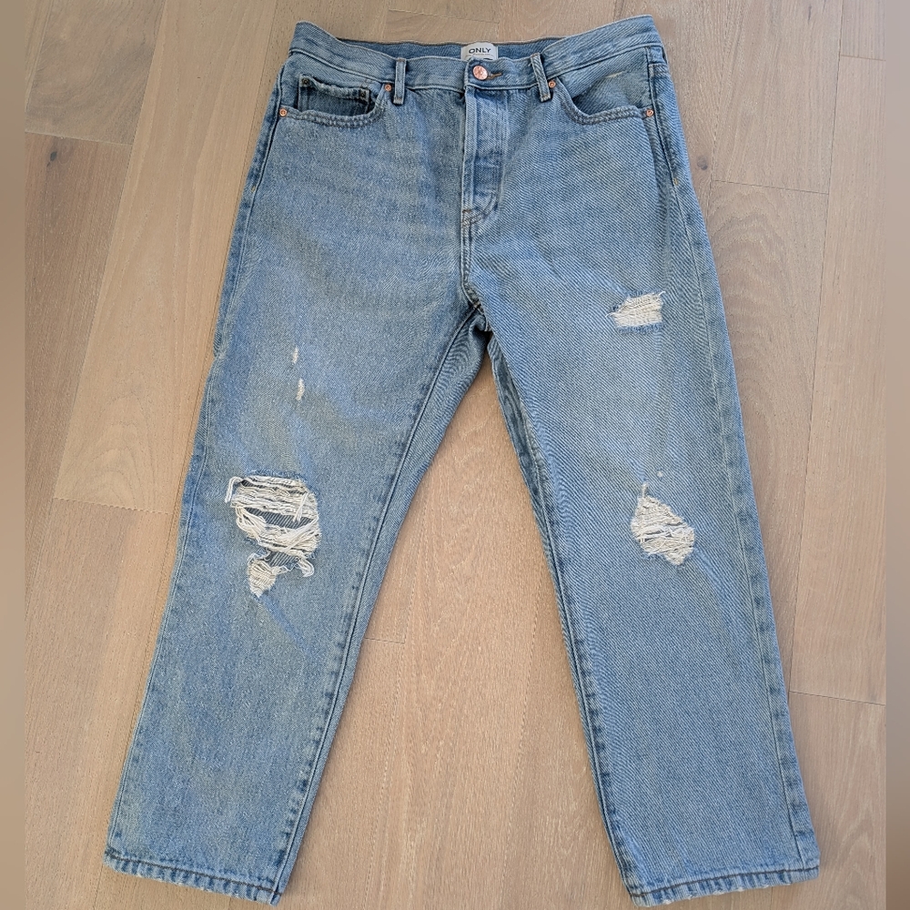 ONLY Distressed High Rise Women's Jeans - Size 30